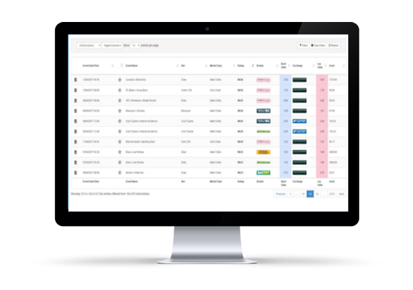 Odds matching tool